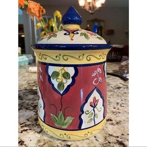 Pier 1 Vallarta Canister 8" - EUC